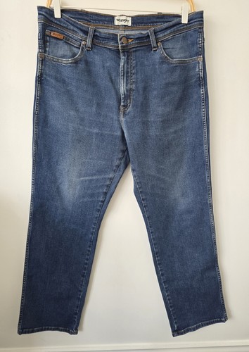 Wrangler men blue straight - men's,