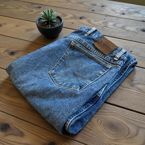 Wrangler blue denim - jeans, with